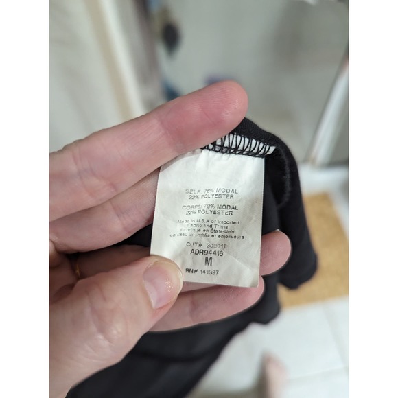 ASTR the Label Wrap Black Front Kimono Midi Dress, size Medium - Picture 4 of 7